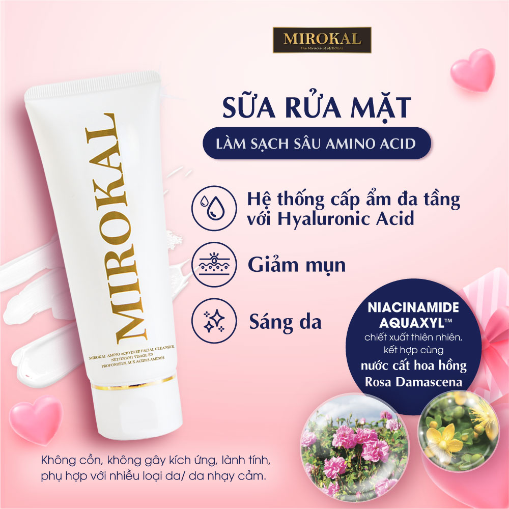 [MIROKAL] AMINO ACID DEEP FACIAL CLEANSER 120ml