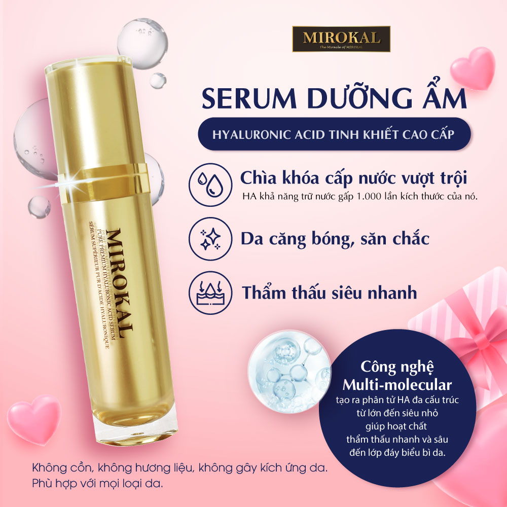 [MIROKAL] PURE PREMIUM HYALURONIC ACID SERUM 50ml