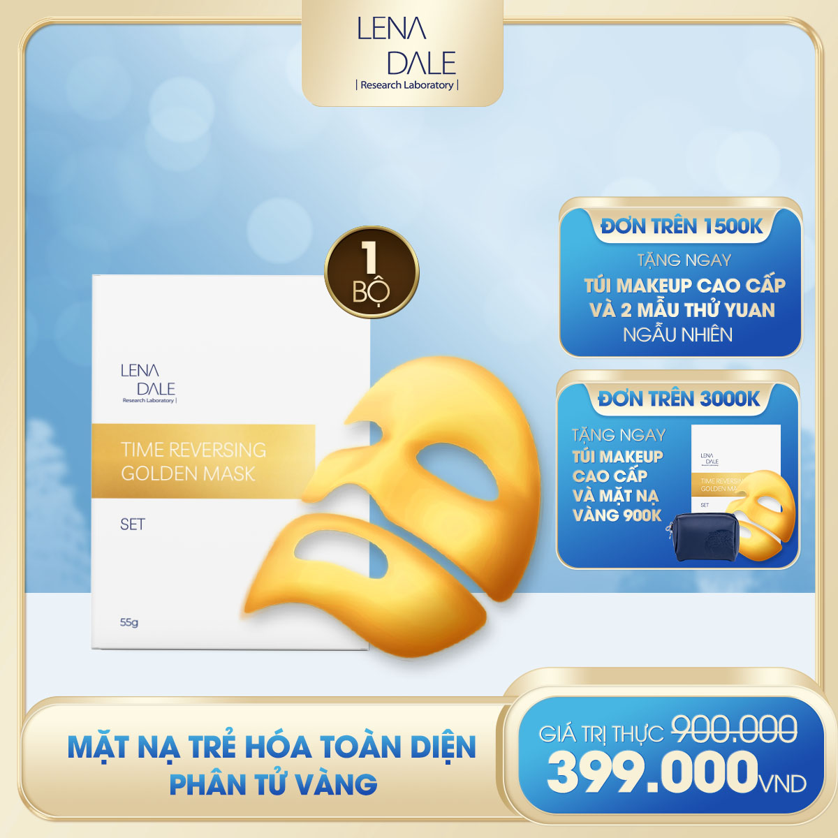 [LENA DALE] TIME REVERSING NANO GOLDEN MASK